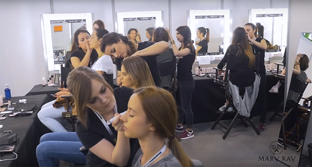 Maquillaje durante Mutua Madrid Open 2016 en la Caja Mágica por Workshop Experience