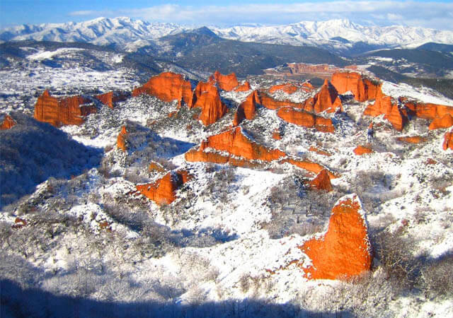 Las médulas de León | Fuente: Pinterest