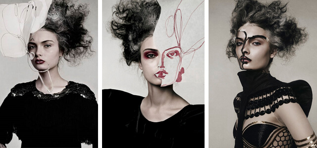 Maquillaje 3D: "The face project", de Dotti