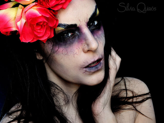 Maquillaje de muerto por Silvia Quirós