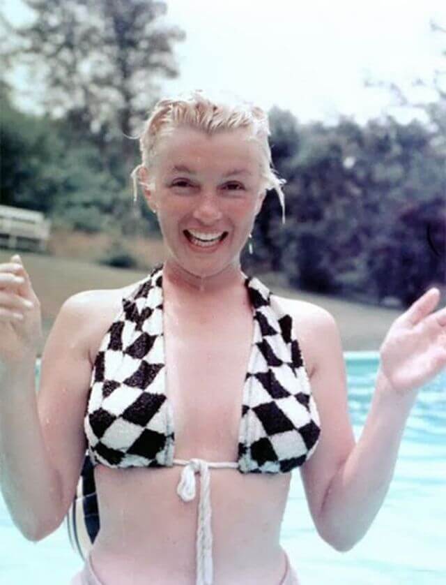 Marilyn Monroe, cara lavada